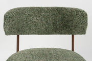 Eetkamerstoel Claes Polyester Groen 57.5x56.5 cm-Eetkamerstoelen-Creating Home