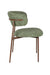 Eetkamerstoel Claes Polyester Groen 57.5x56.5 cm-Eetkamerstoelen-Creating Home