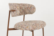 Eetkamerstoel Claes Polyester Multi color 57.5x56.5 cm-Eetkamerstoelen-Creating Home