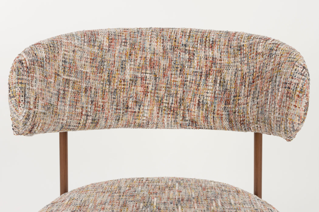 Eetkamerstoel Claes Polyester Multi color 57.5x56.5 cm-Eetkamerstoelen-Creating Home