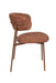 Eetkamerstoel Claes Polyester Terracotta 57.5x56.5 cm-Eetkamerstoelen-Creating Home