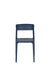 Eetkamerstoel Clive Donker Plastic Blauw 47x48 cm-Eetkamerstoelen-Creating Home