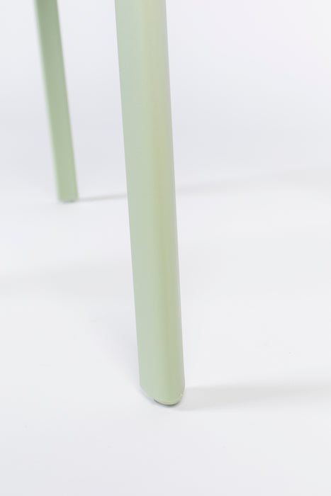 Eetkamerstoel Clive Light Plastic Groen 47x48 cm-Fauteuils-Creating Home