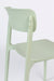 Eetkamerstoel Clive Light Plastic Groen 47x48 cm-Fauteuils-Creating Home