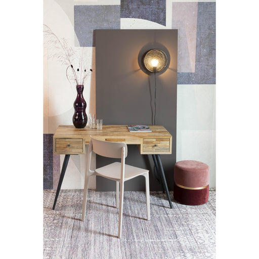 Eetkamerstoel Clive Plastic Bruin 47x48 cm-Eetkamerstoelen-Creating Home