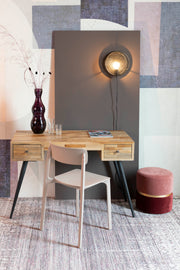 Eetkamerstoel Clive Plastic Bruin 47x48 cm-Eetkamerstoelen-Creating Home