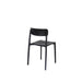 Eetkamerstoel Clive Plastic Zwart 47x48 cm-Eetkamerstoelen-Creating Home