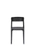 Eetkamerstoel Clive Plastic Zwart 47x48 cm-Eetkamerstoelen-Creating Home