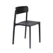 Eetkamerstoel Clive Plastic Zwart 47x48 cm-Eetkamerstoelen-Creating Home