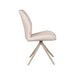 Eetkamerstoel Comfy - Naturel - Boucle - Taupe Metalen Frame-Eetkamerstoelen-LABEL51