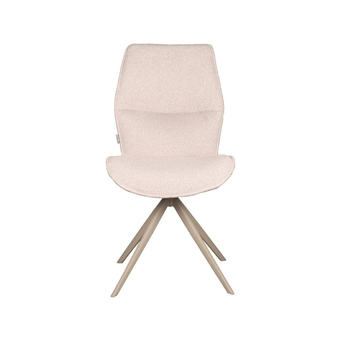 Eetkamerstoel Comfy | Taupe Metaal poten | Boucle-Eetkamerstoelen-LABEL51