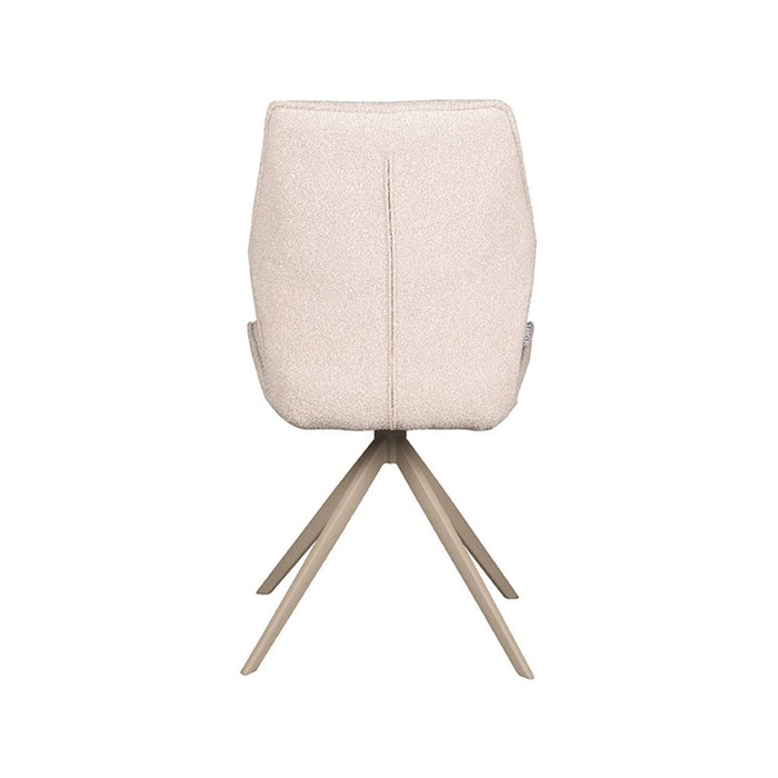 Eetkamerstoel Comfy | Taupe Metaal poten | Boucle-Eetkamerstoelen-LABEL51