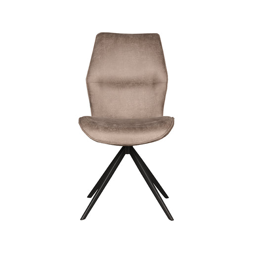 Eetkamerstoel Comfy Taupe Micro Suede 48x64x91 cm-Eetkamerstoelen-LABEL51