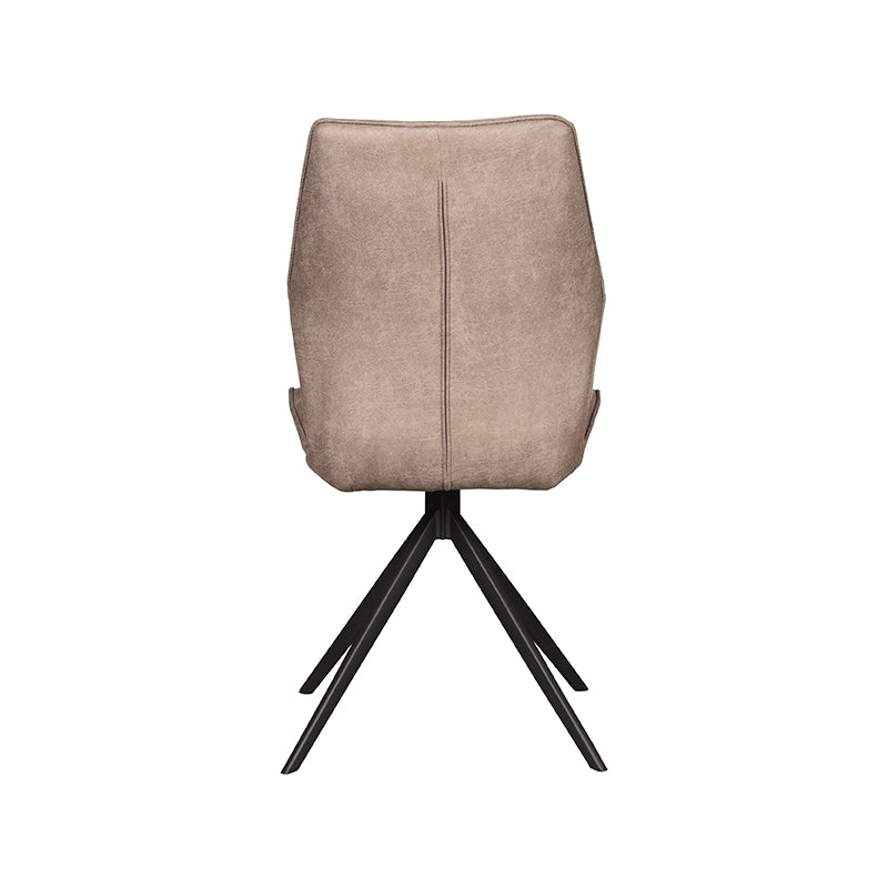 Eetkamerstoel Comfy Taupe Micro Suede 48x64x91 cm-Eetkamerstoelen-LABEL51