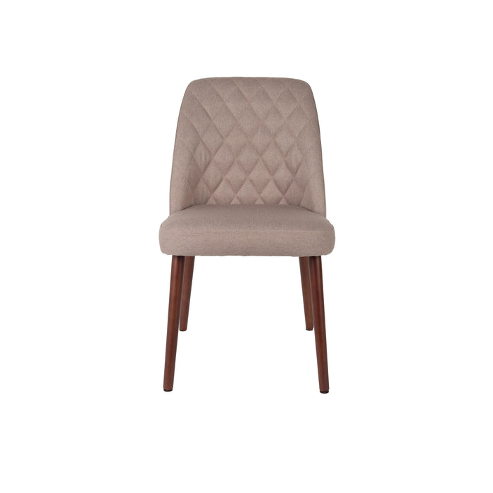 Eetkamerstoel Conway Stof Beige 56x48 cm-Eetkamerstoelen-Creating Home