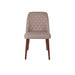 Eetkamerstoel Conway Stof Beige 56x48 cm-Eetkamerstoelen-Creating Home