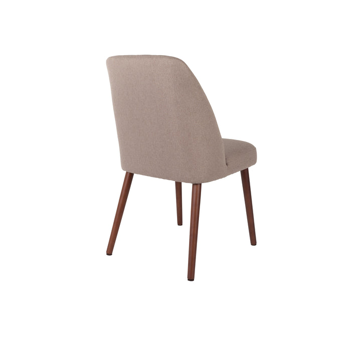 Eetkamerstoel Conway Stof Beige 56x48 cm-Eetkamerstoelen-Creating Home