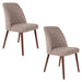 Eetkamerstoel Conway Stof Beige 56x48 cm