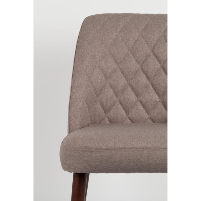 Eetkamerstoel Conway Stof Beige 56x48 cm-Eetkamerstoelen-Creating Home