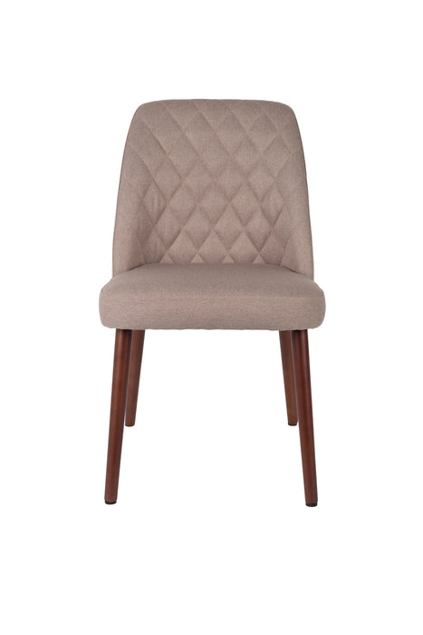 Eetkamerstoel Conway Stof Beige 56x48 cm-Eetkamerstoelen-Creating Home
