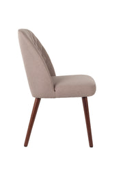 Eetkamerstoel Conway Stof Beige 56x48 cm-Eetkamerstoelen-Creating Home
