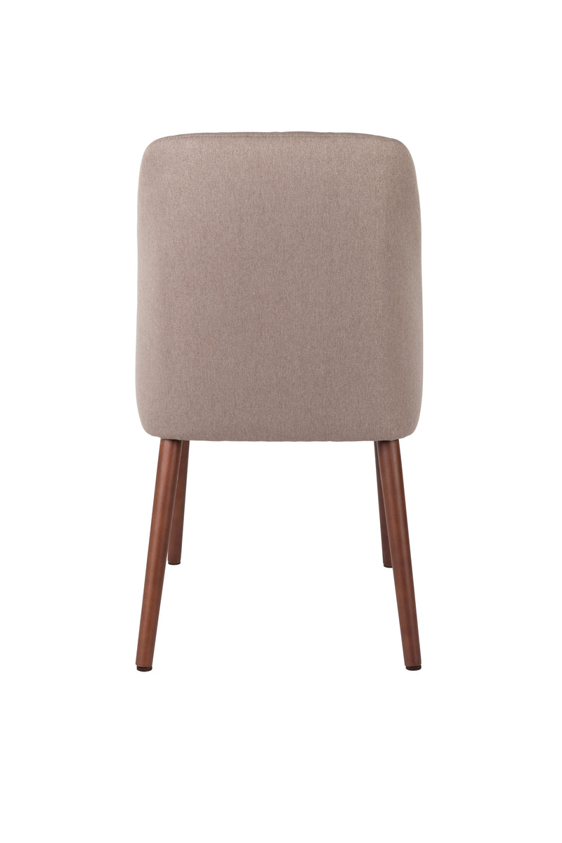 Eetkamerstoel Conway Stof Beige 56x48 cm-Eetkamerstoelen-Creating Home