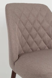 Eetkamerstoel Conway Stof Beige 56x48 cm-Eetkamerstoelen-Creating Home