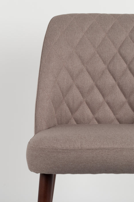 Eetkamerstoel Conway Stof Beige 56x48 cm-Fauteuils-Creating Home
