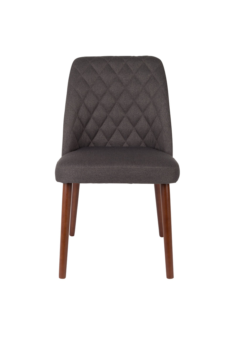Eetkamerstoel Conway Stof Donkergrijs 56x48 cm-Eetkamerstoelen-Creating Home
