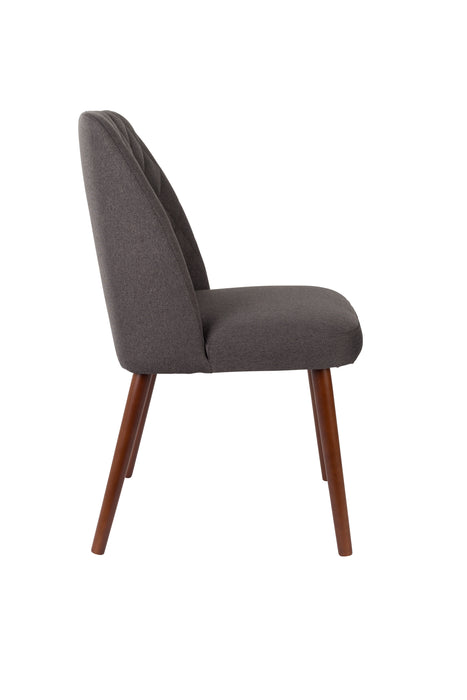 Eetkamerstoel Conway Stof Donkergrijs 56x48 cm-Fauteuils-Creating Home