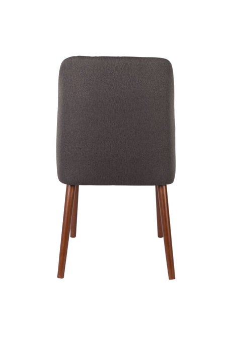 Eetkamerstoel Conway Stof Donkergrijs 56x48 cm-Fauteuils-Creating Home