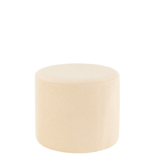 Eetkamerstoel Crème Fluweel 43 cm-Poefen-J-Line