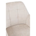 Eetkamerstoel Crème ijzer 56 cm 56.5x58x85 cm-Eetkamerstoelen-J-Line
