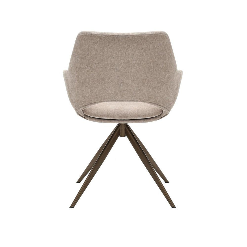 Eetkamerstoel Daisy Beige 61x60x82 cm-Eetkamerstoelen-Starfurn