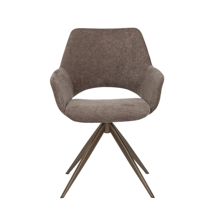 Eetkamerstoel Daisy | Brown-Eetkamerstoelen-Creating Home