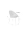 Eetkamerstoel Dando Off Polyester Wit 48x64 cm-Eetkamerstoelen-Creating Home