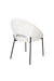 Eetkamerstoel Dando Off Polyester Wit 48x64 cm-Eetkamerstoelen-Creating Home