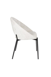 Eetkamerstoel Dando Off Polyester Wit 48x64 cm-Eetkamerstoelen-Creating Home