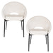 Eetkamerstoel Dando Off Polyester Wit 48x64 cm-Fauteuils-Creating Home