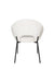 Eetkamerstoel Dando Off Polyester Wit 48x64 cm-Fauteuils-Creating Home