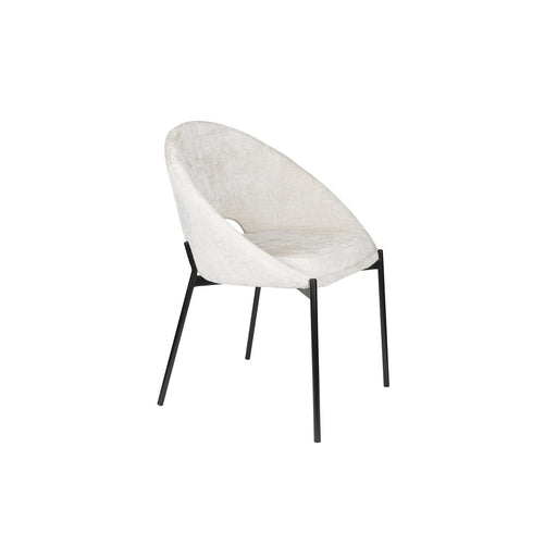 Eetkamerstoel Dando Off Polyester Wit 48x64 cm-Fauteuils-Creating Home