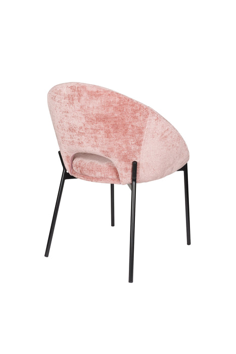 Eetkamerstoel Dando Old Polyester Roze 48x64 cm