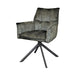 Eetkamerstoel Dani | Velvet Hunter Green | Draaibaar-Eetkamerstoelen-Starfurn