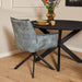Eetkamerstoel Dani | Velvet Light Blue | Draaibaar-Eetkamerstoelen-Starfurn