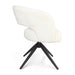 Eetkamerstoel Demi | Off White | Poot Black | Met armleuning-Eetkamerstoelen-Creating Home