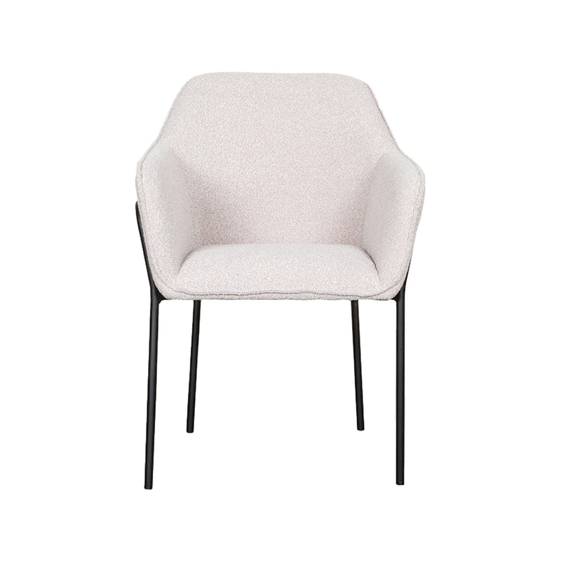 Eetkamerstoel Dexter Naturel Boucle 66x62x85 cm-Eetkamerstoelen-LABEL51
