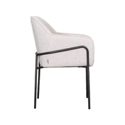 Eetkamerstoel Dexter Naturel Boucle 66x62x85 cm-Eetkamerstoelen-LABEL51