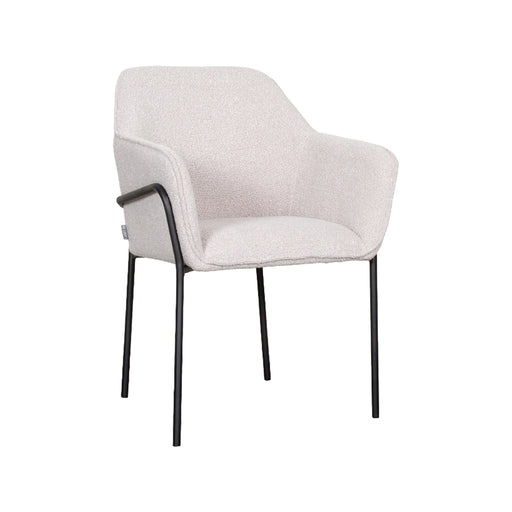 Eetkamerstoel Dexter Naturel Boucle 66x62x85 cm-Eetkamerstoelen-LABEL51