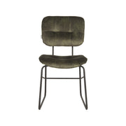 Eetkamerstoel Dez Hunter Velours 49x60x87 cm-Eetkamerstoelen-LABEL51