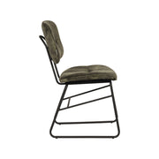 Eetkamerstoel Dez Hunter Velours 49x60x87 cm-Eetkamerstoelen-LABEL51
